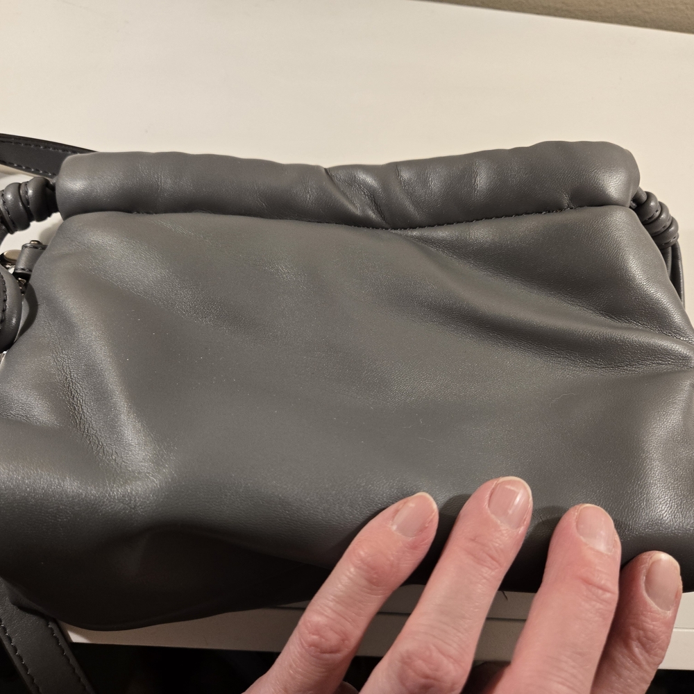 Michael Kors Gray Faux Leather Lina Bag--Brand New! - Picture 5 of 8